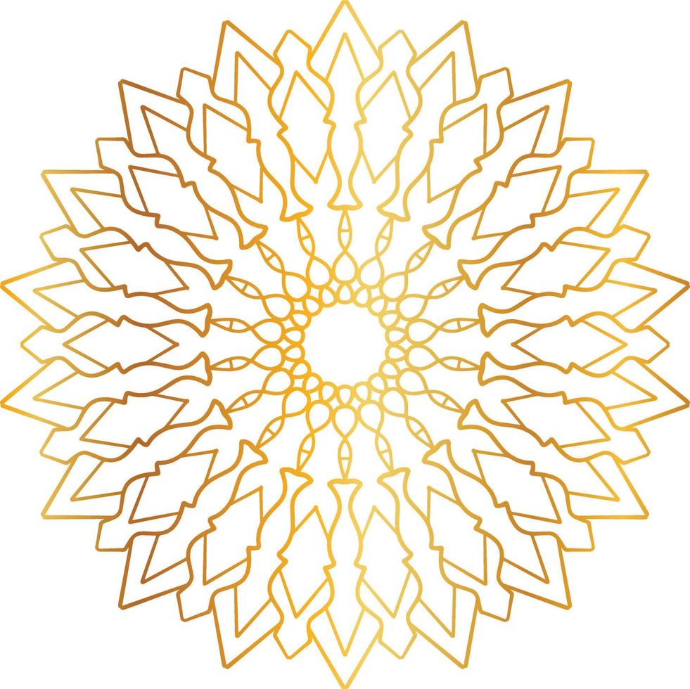 golden mandala design, royal, designing, background, circle, flower vector