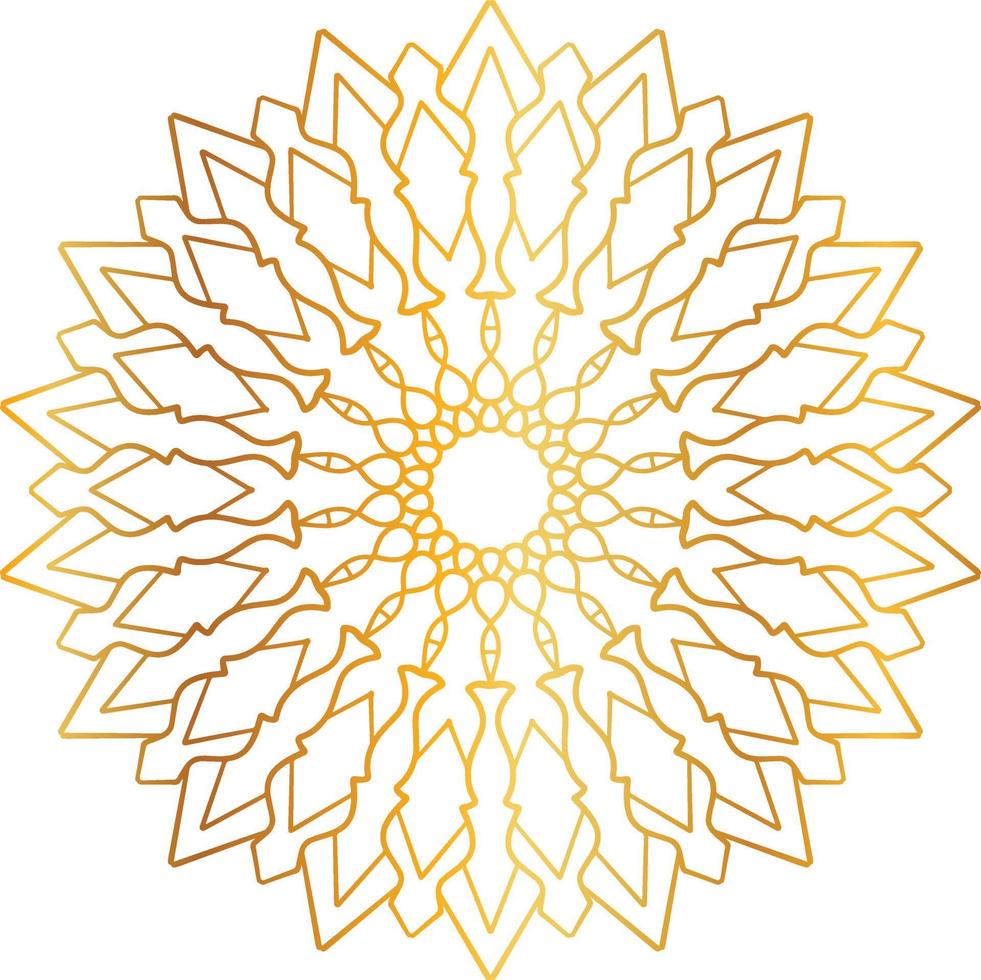 golden mandala design, royal, designing, background, circle, flower vector