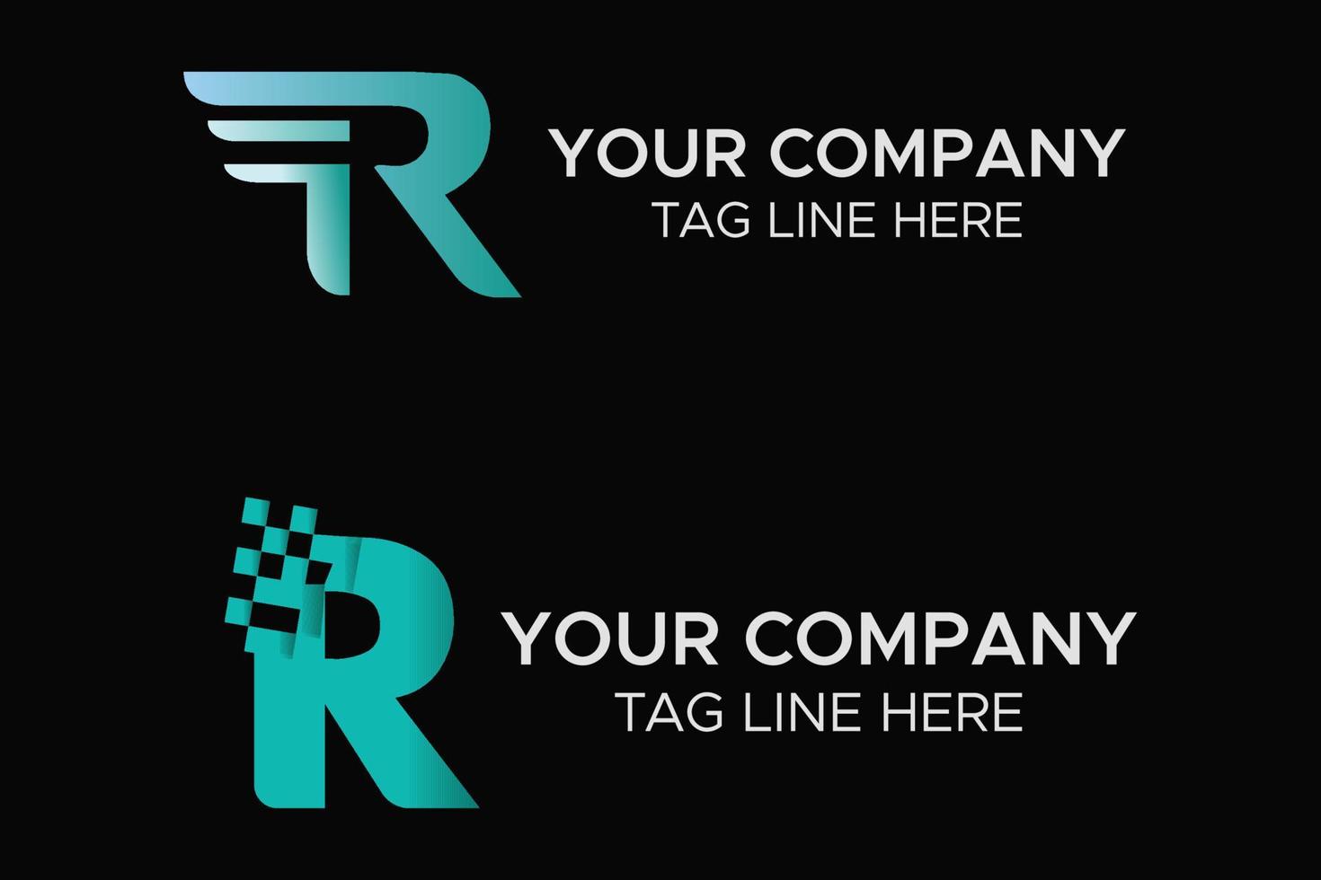 R Letter Business Corporate Technology Mrketing Logo Template Free Download vector