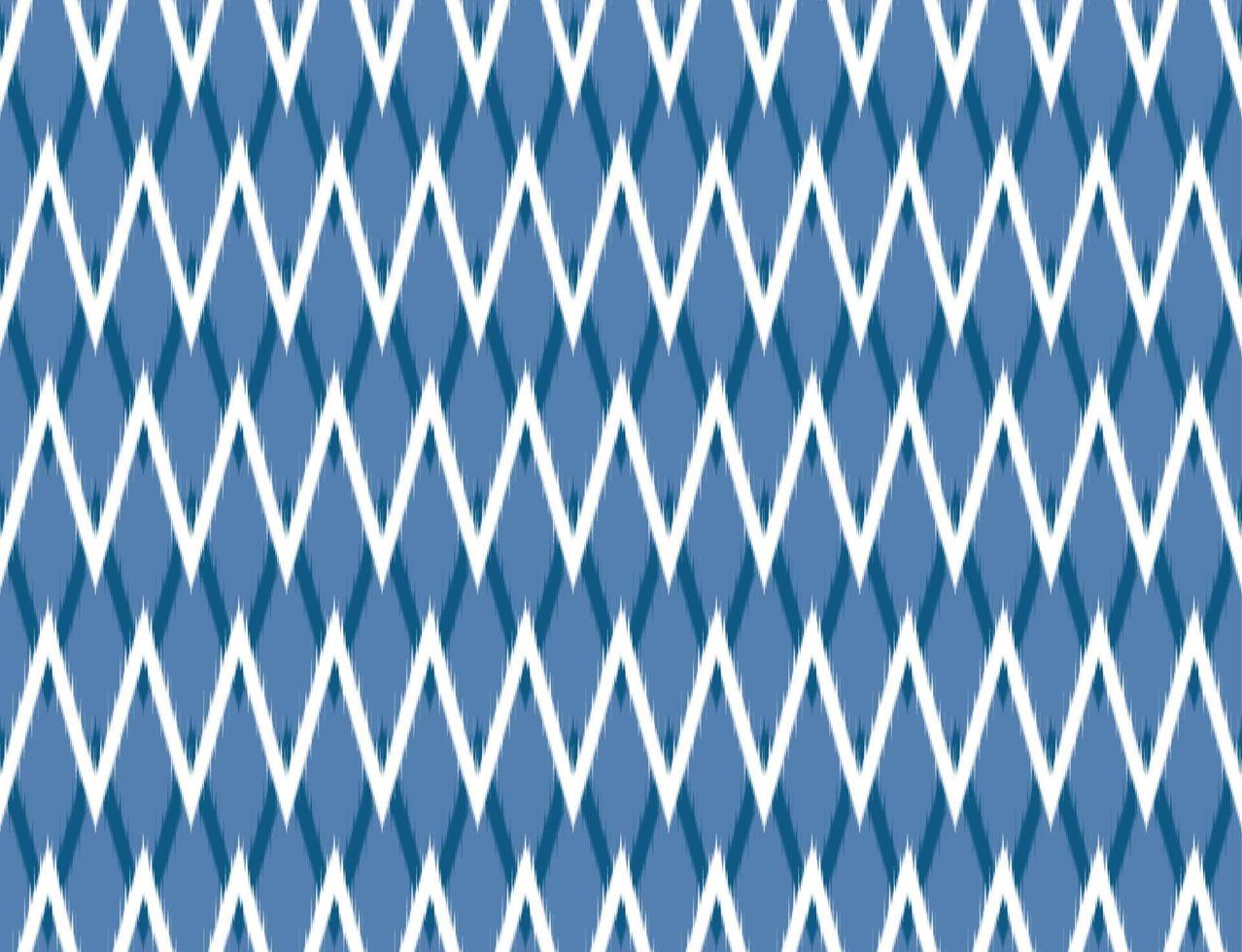 Ikat pattern seamless design. vector