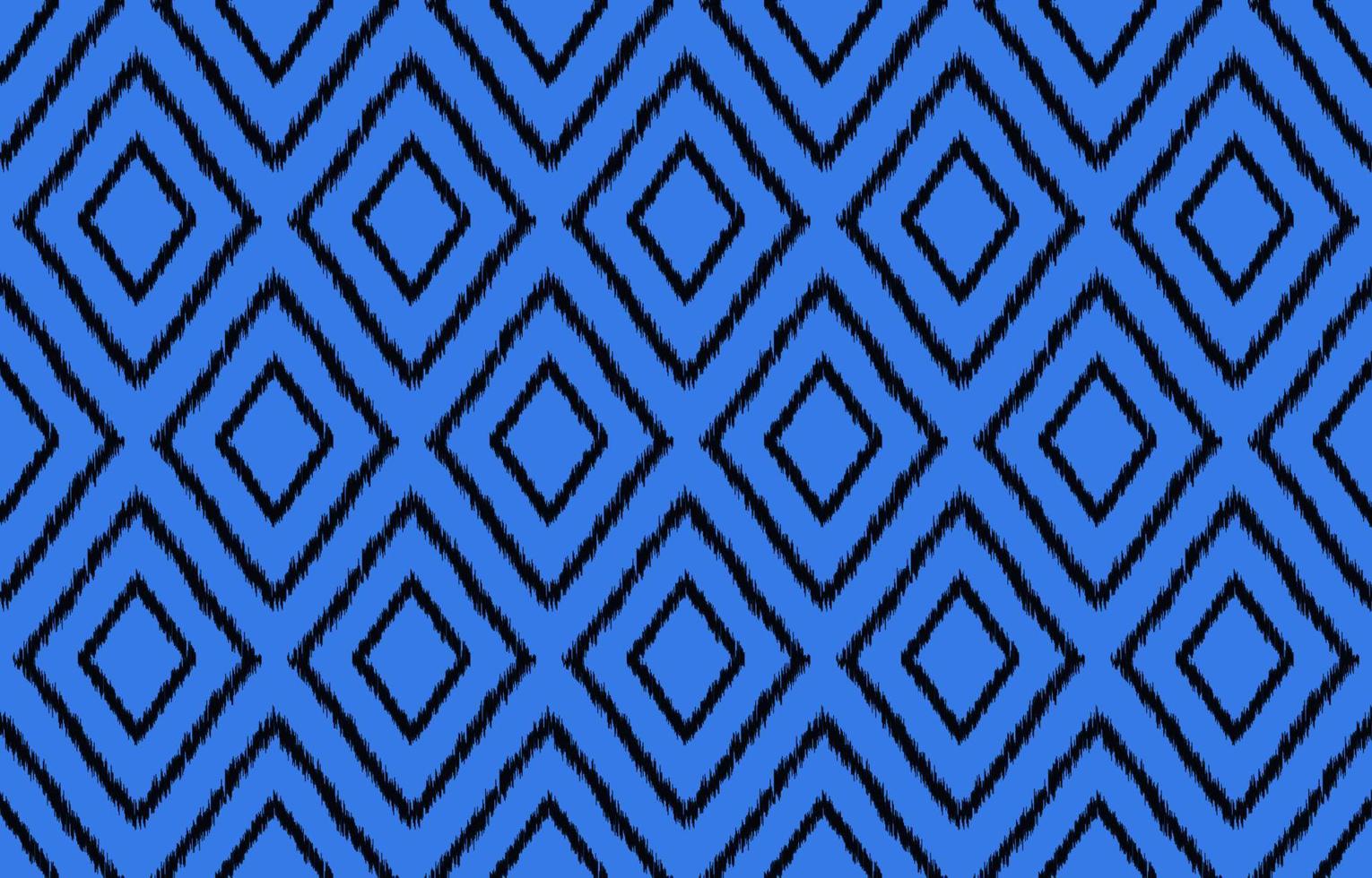 Ikat pattern seamless design. vector
