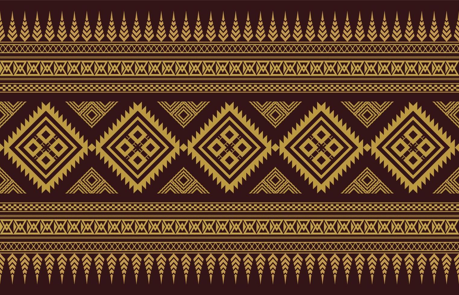 Seamless oriental geometric ethnic pattern for background or wallpaper. Carpet floor curtain design vector