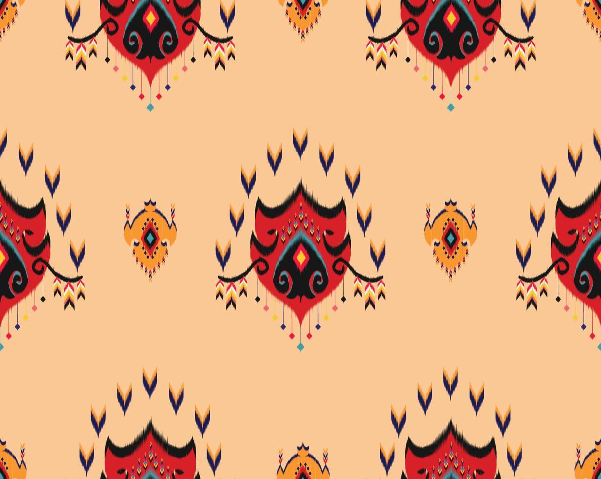 Seamless oriental geometric ethnic pattern for background or wallpaper. Carpet floor curtain design vector