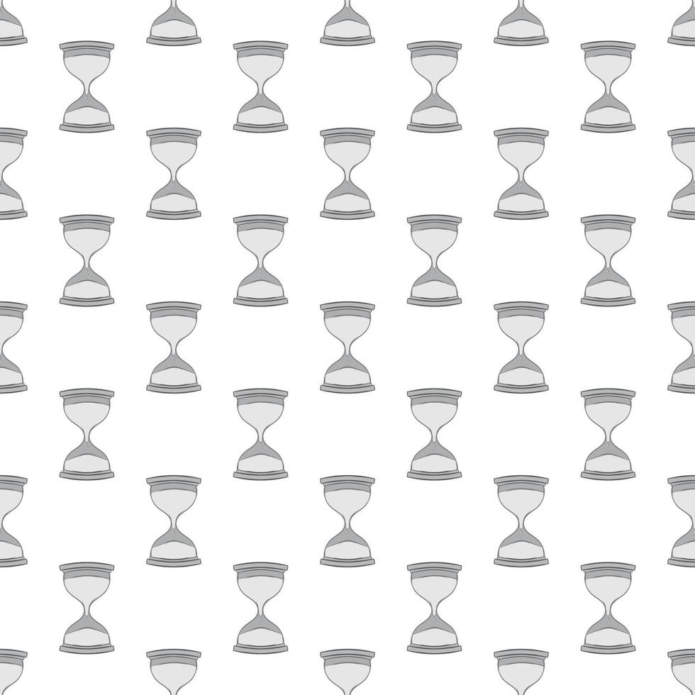 Hourglass seamless pattern vector