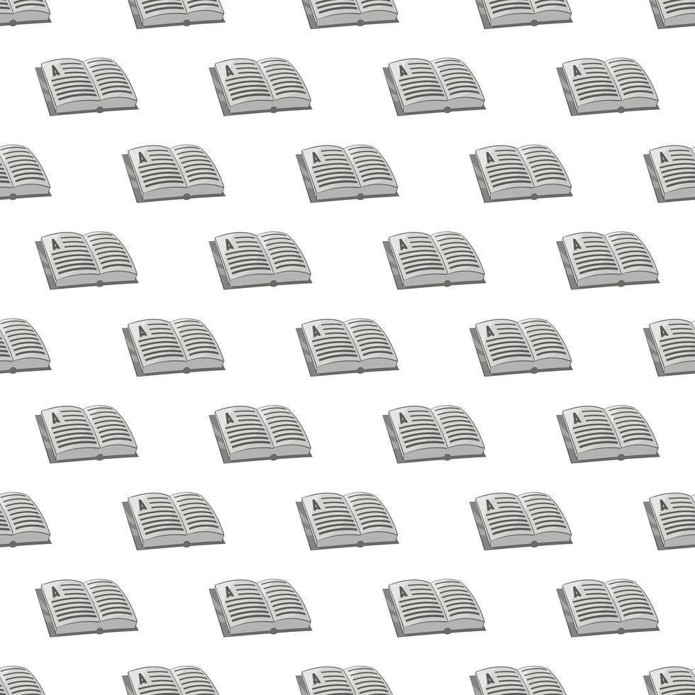 Book seamless pattern vector