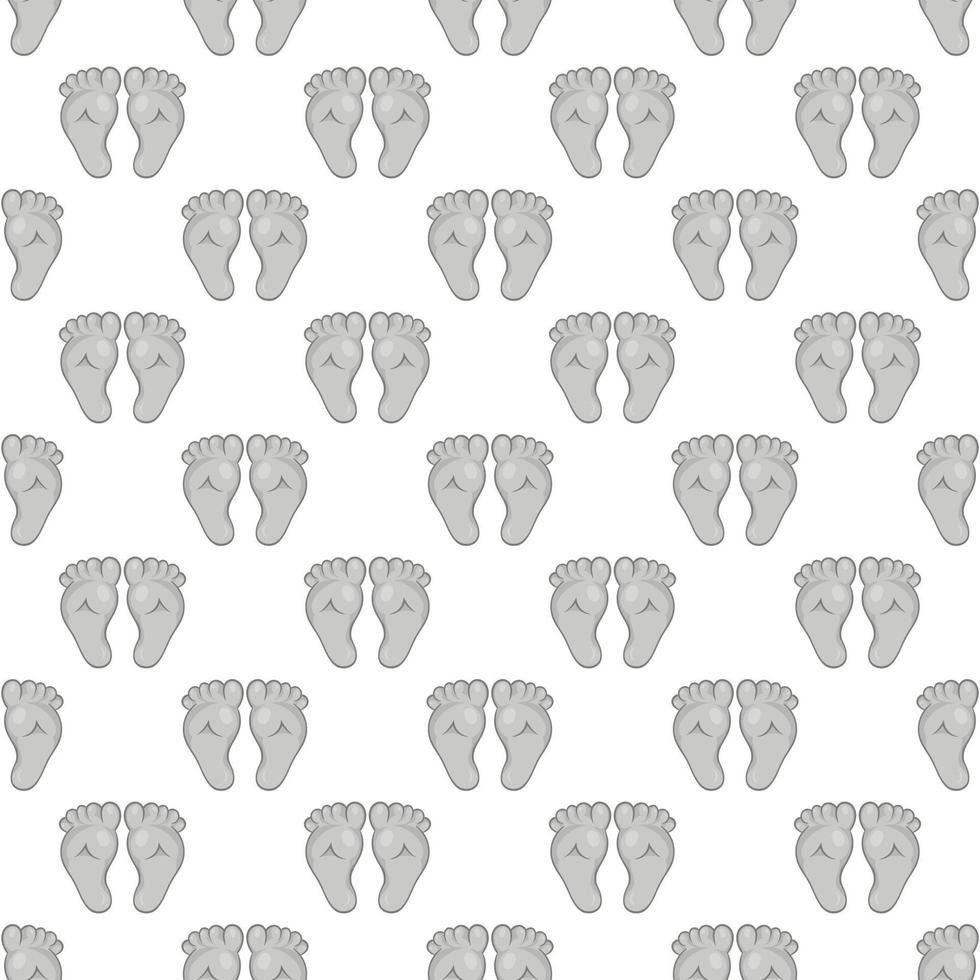 Babys feet seamless pattern vector