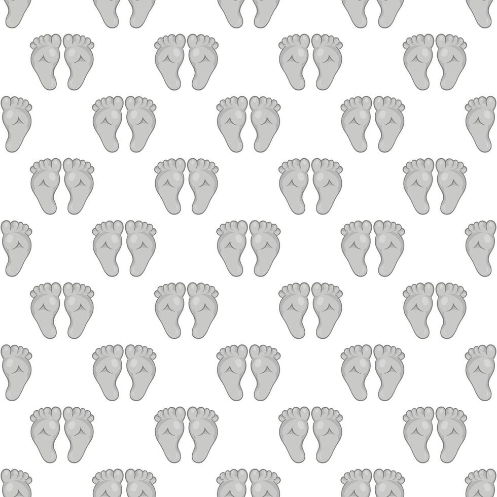 Babys feet seamless pattern vector