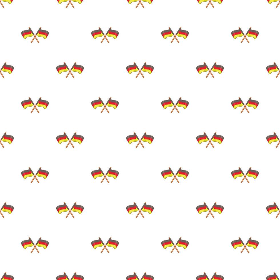 Flag of Germany pattern, cartoon style vector