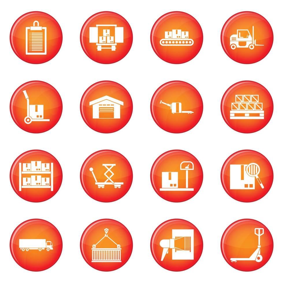 Delivery icons vector set