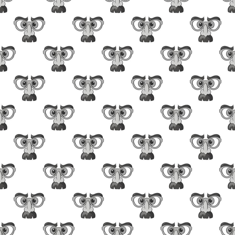 Clown face seamless pattern vector