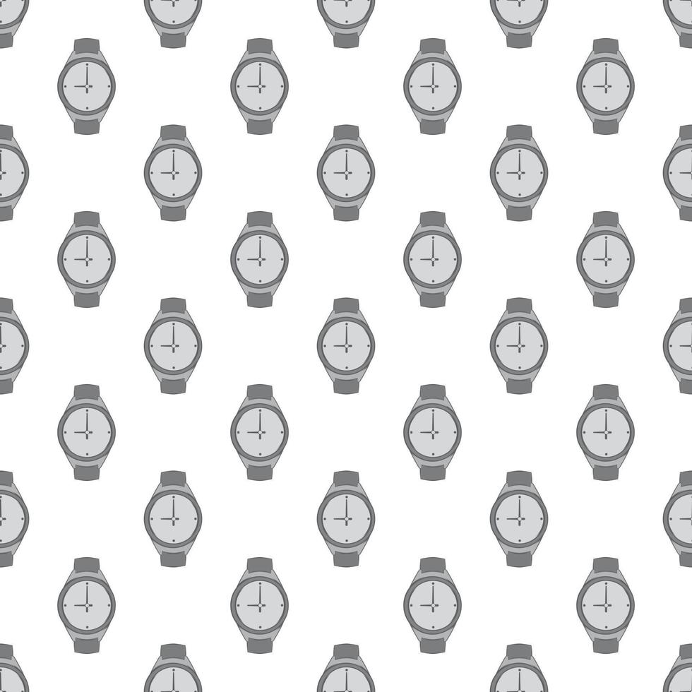 Wrist watch seamless pattern vector