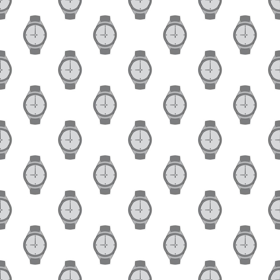 Wrist watch seamless pattern vector