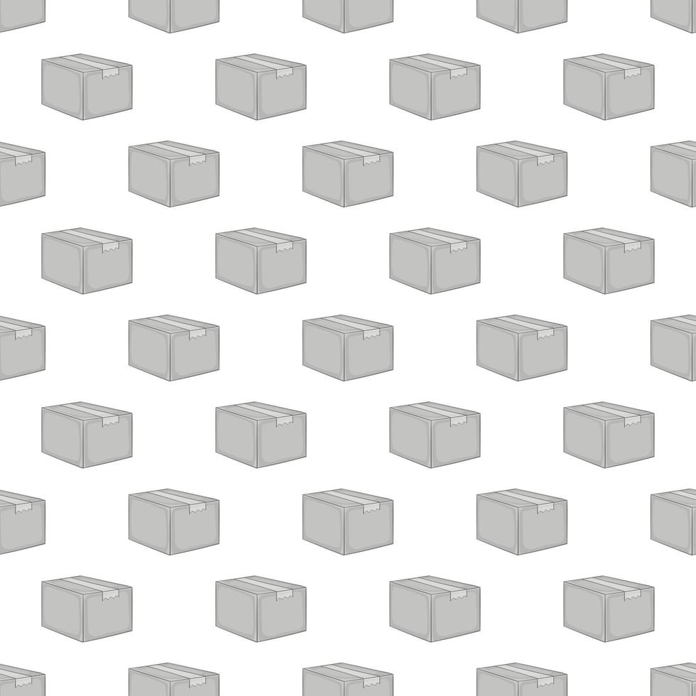 Box seamless pattern vector