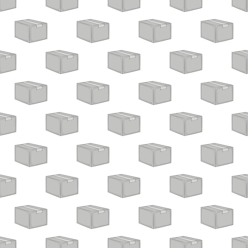 Box seamless pattern vector