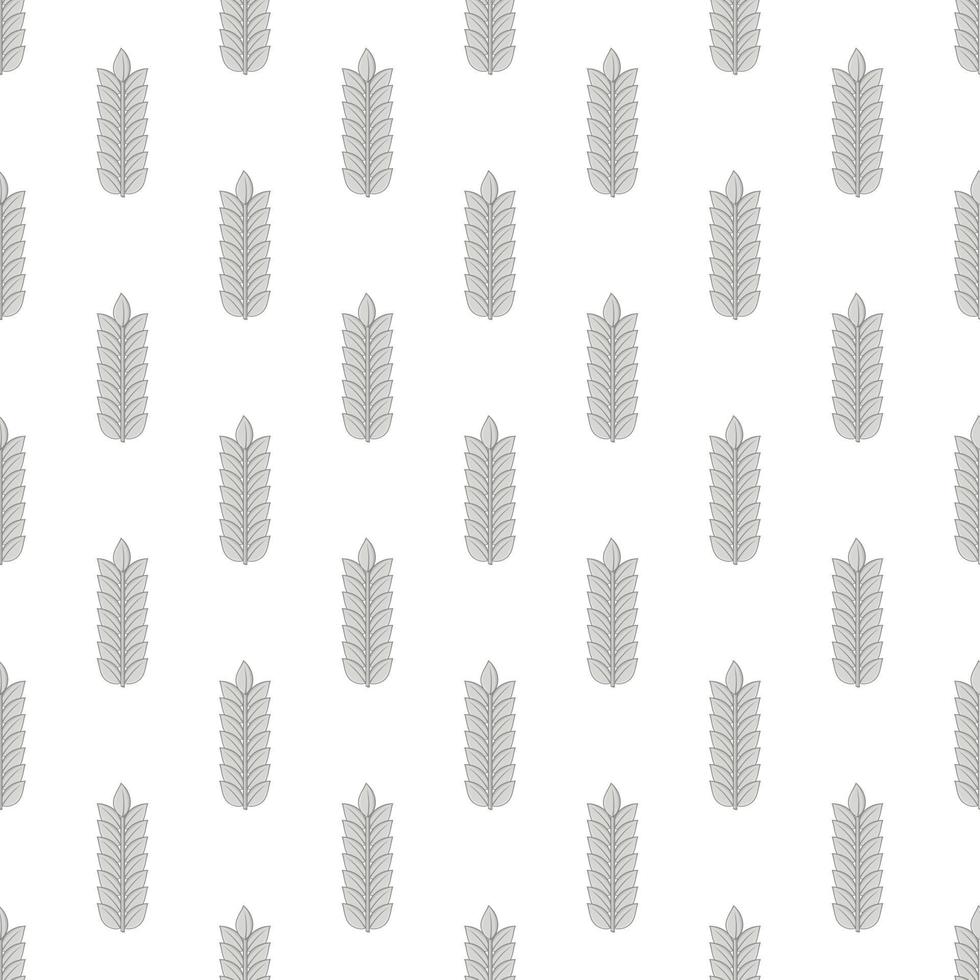 Wheat seamless pattern vector
