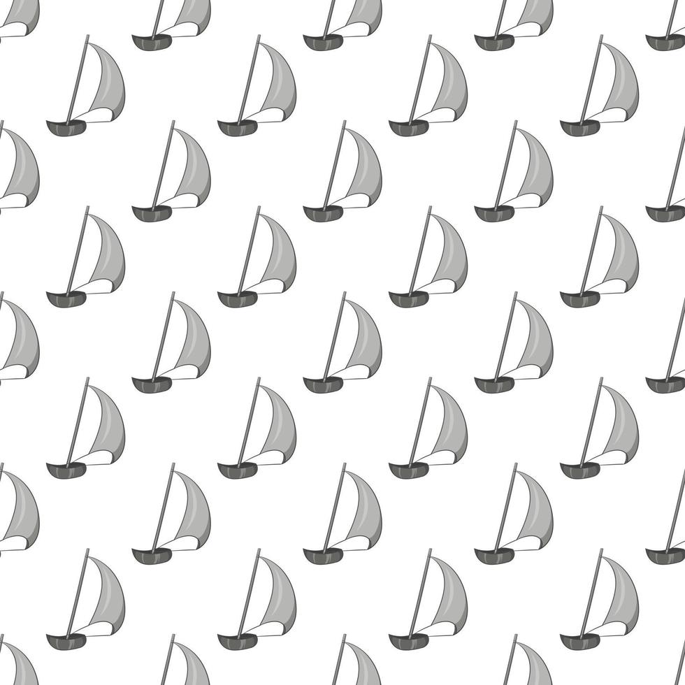Boat seamless pattern vector