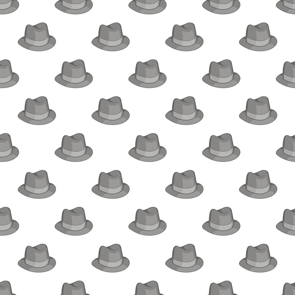 Hat seamless pattern vector
