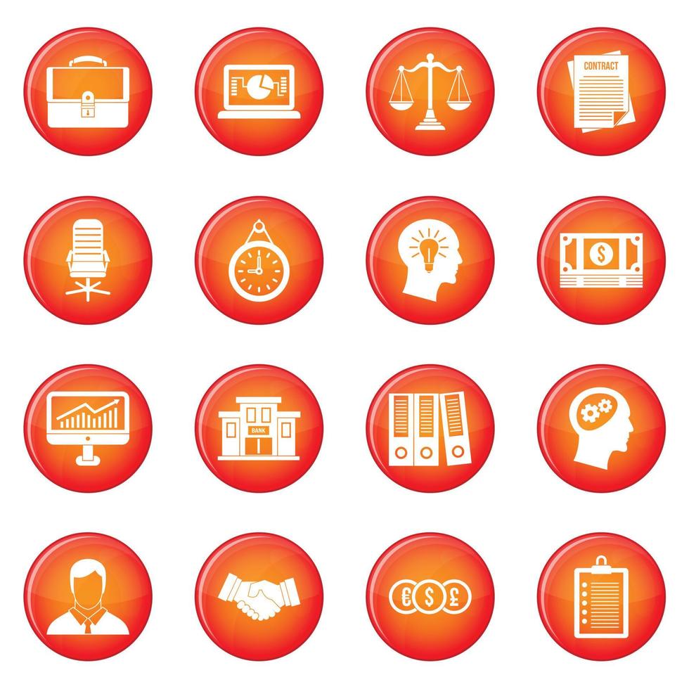 Banking icons vector set