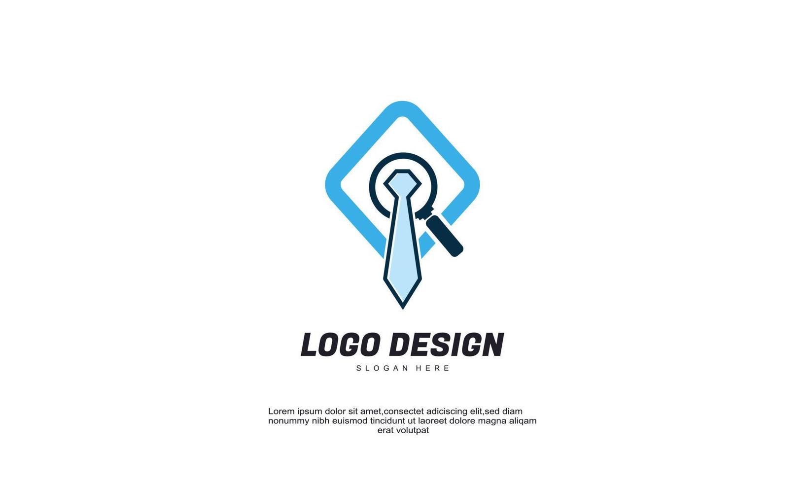 stock vector creative find job business icon collection for corporate identity logo