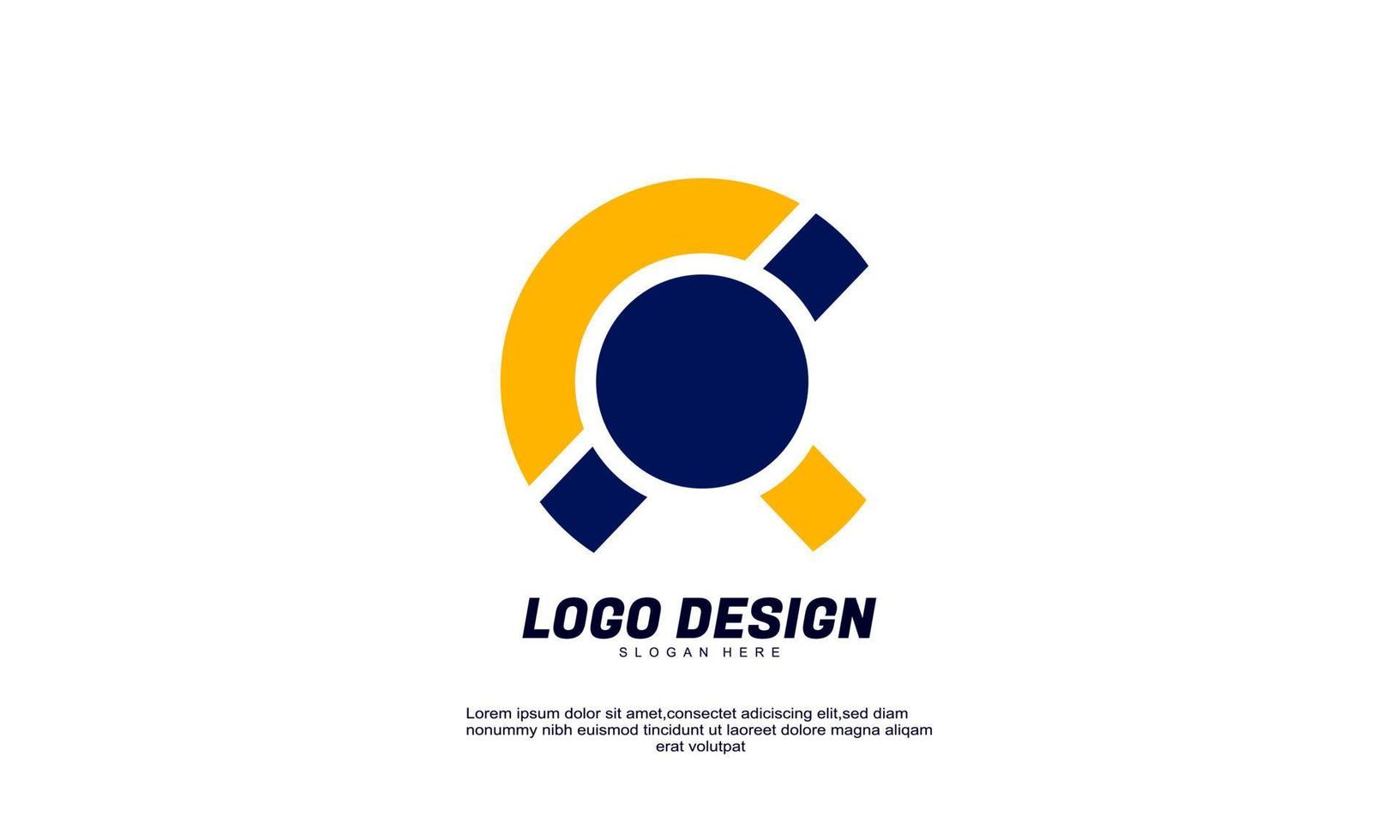 impresionante idea creativa identidad de marca de logotipo para economía finanzas negocio y plantilla de diseño de logotipo de empresa colorido vector