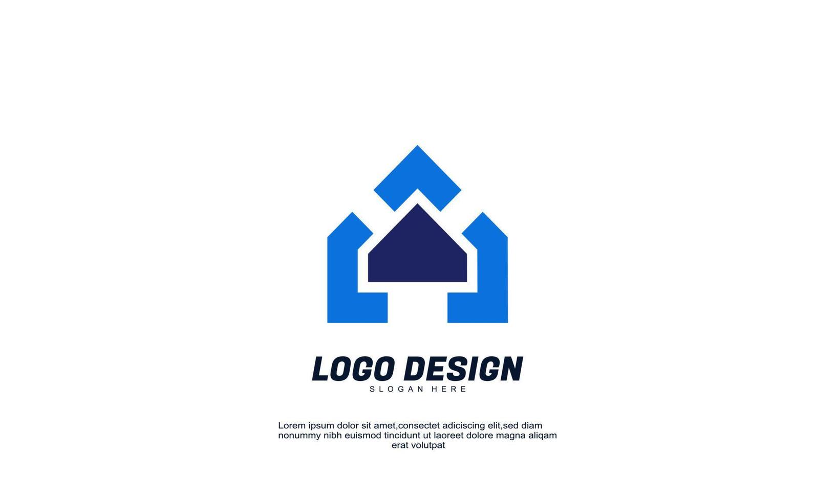 abstract idea company business logo vector design abstract emblem designs concept logos template