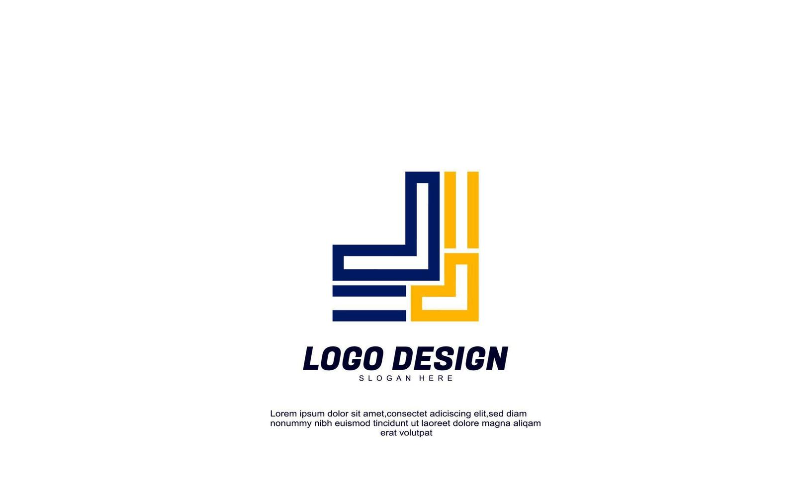 awesome stock abstract creative idea brand colorful company and corporate logo design template vector