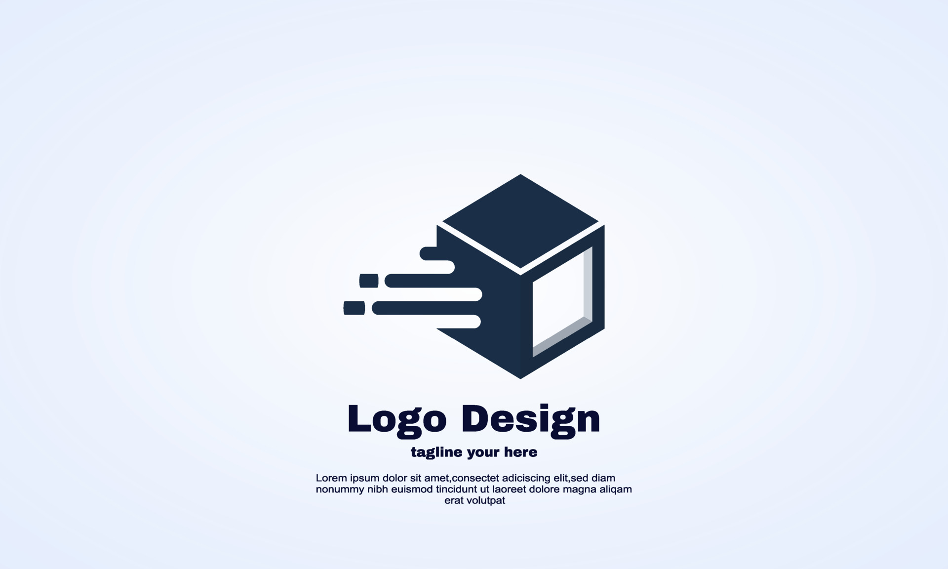 business speed box icon logo vector template abstract material 5316302