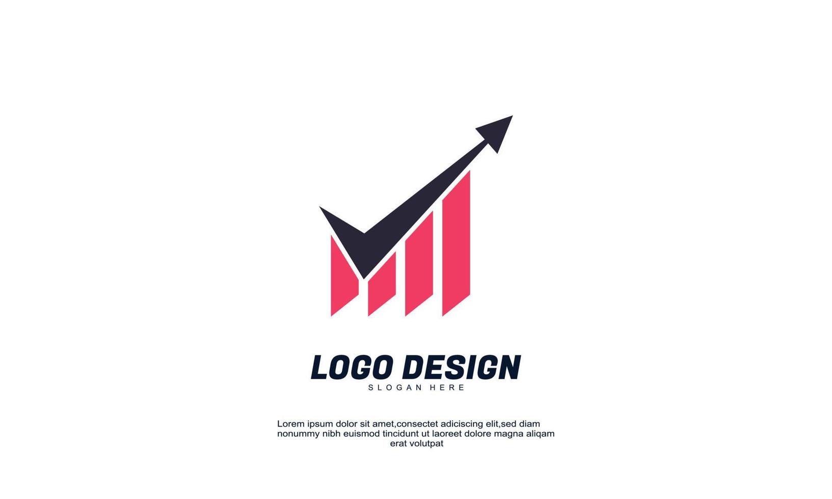 stock abstract creative accounting design logo template finance logo design vector