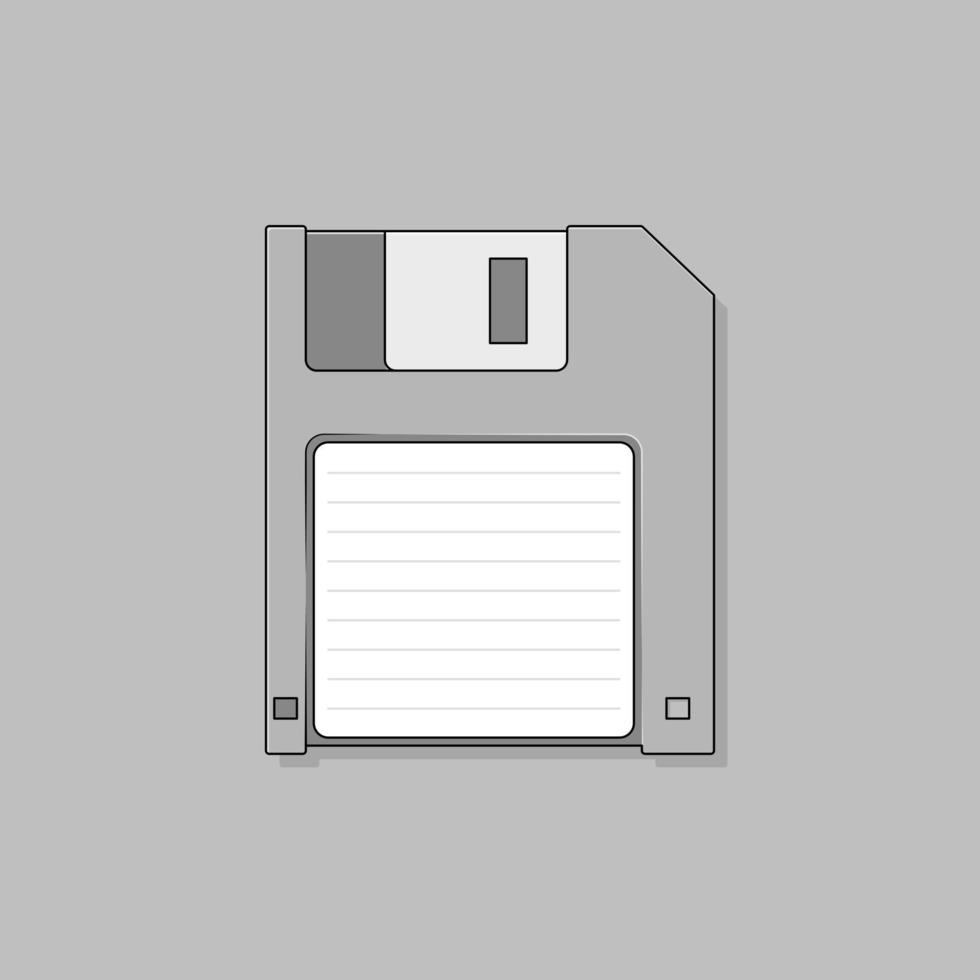 ilustración de icono de estilo de dibujos animados de tarjeta de memoria vector