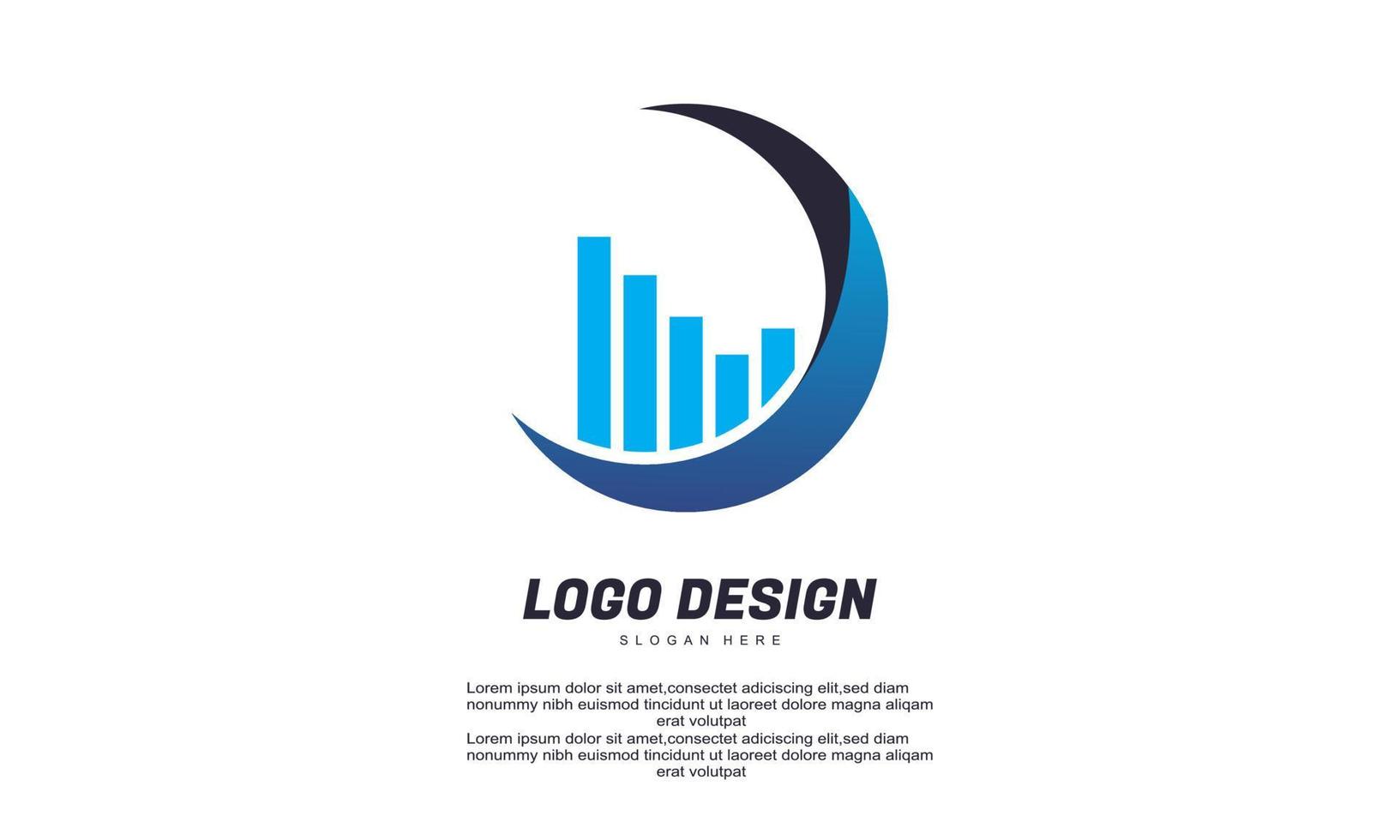 stock vector abstract finance  brand identity design elements vector