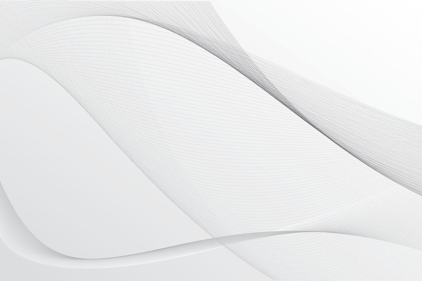 Abstract wave element on gray background with modern stripes. Vector illustration.