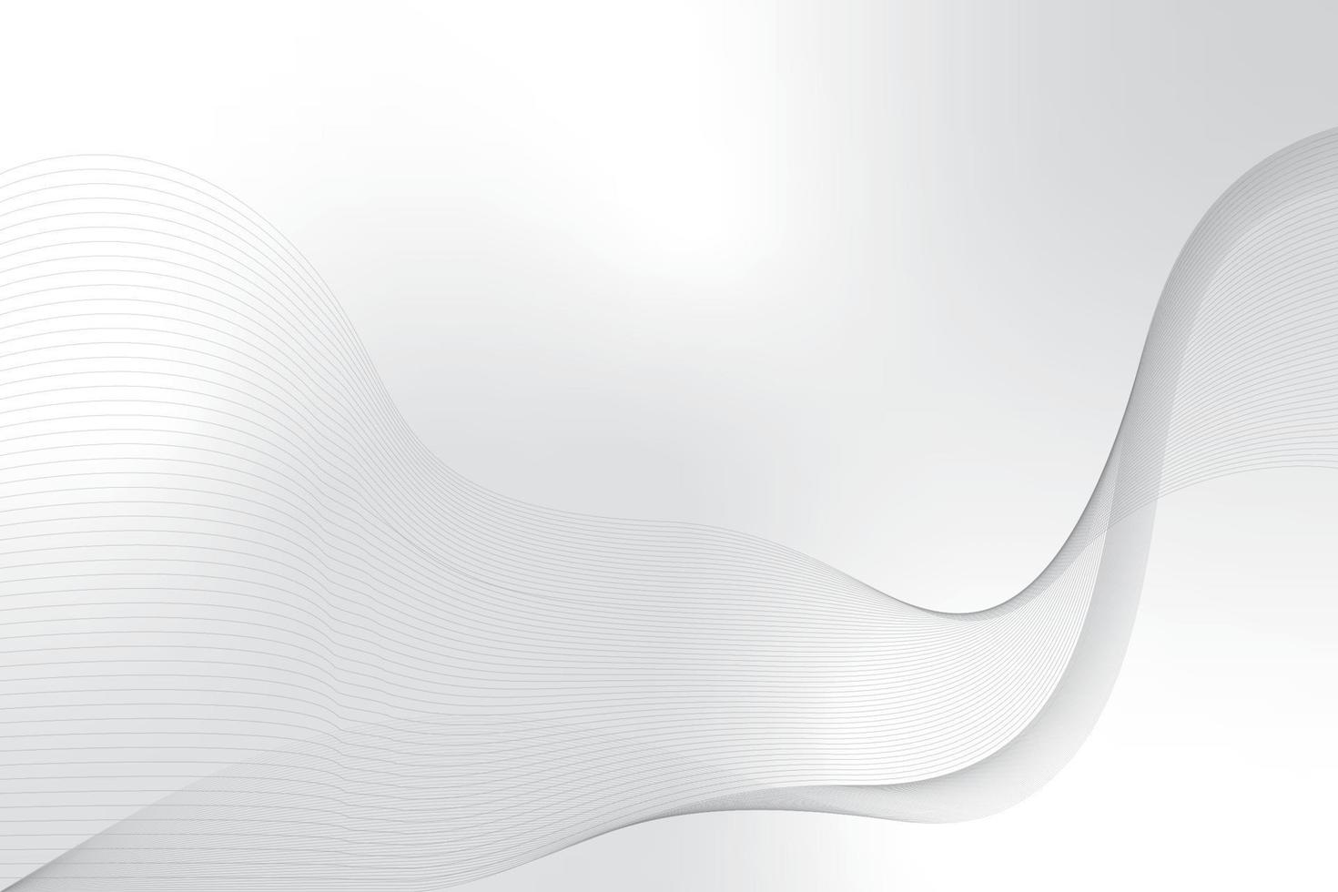 Abstract wave element on gray background with modern stripes. Vector illustration.
