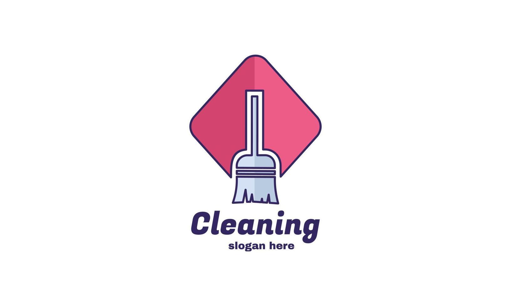logotipo de limpieza de rectángulo moderno abstracto para diseños de plantillas de empresas y negocios ilustración vectorial vector