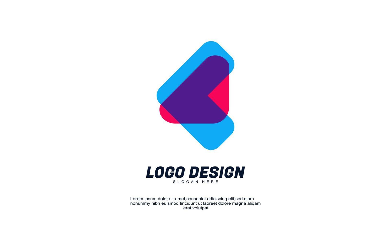 stock vector abstract creative modern icon design logo design elements best for company business brand identity and logotypes