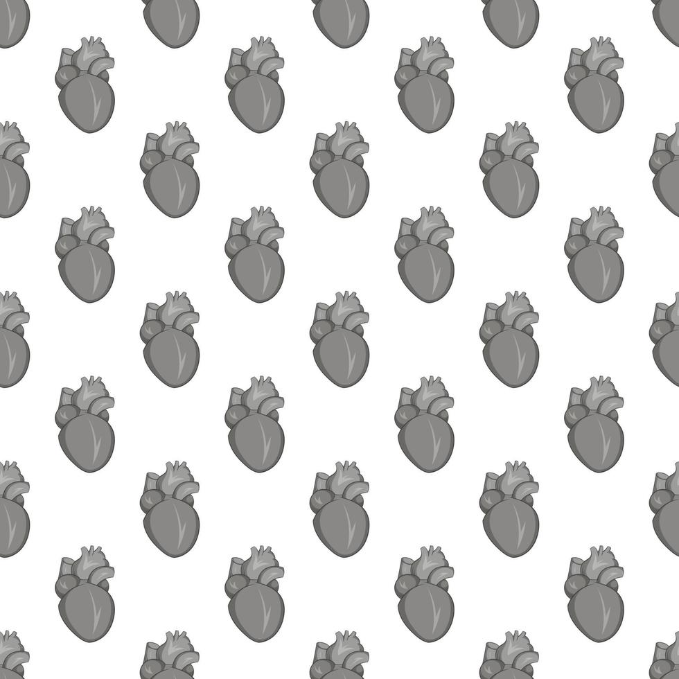 Heart seamless pattern vector