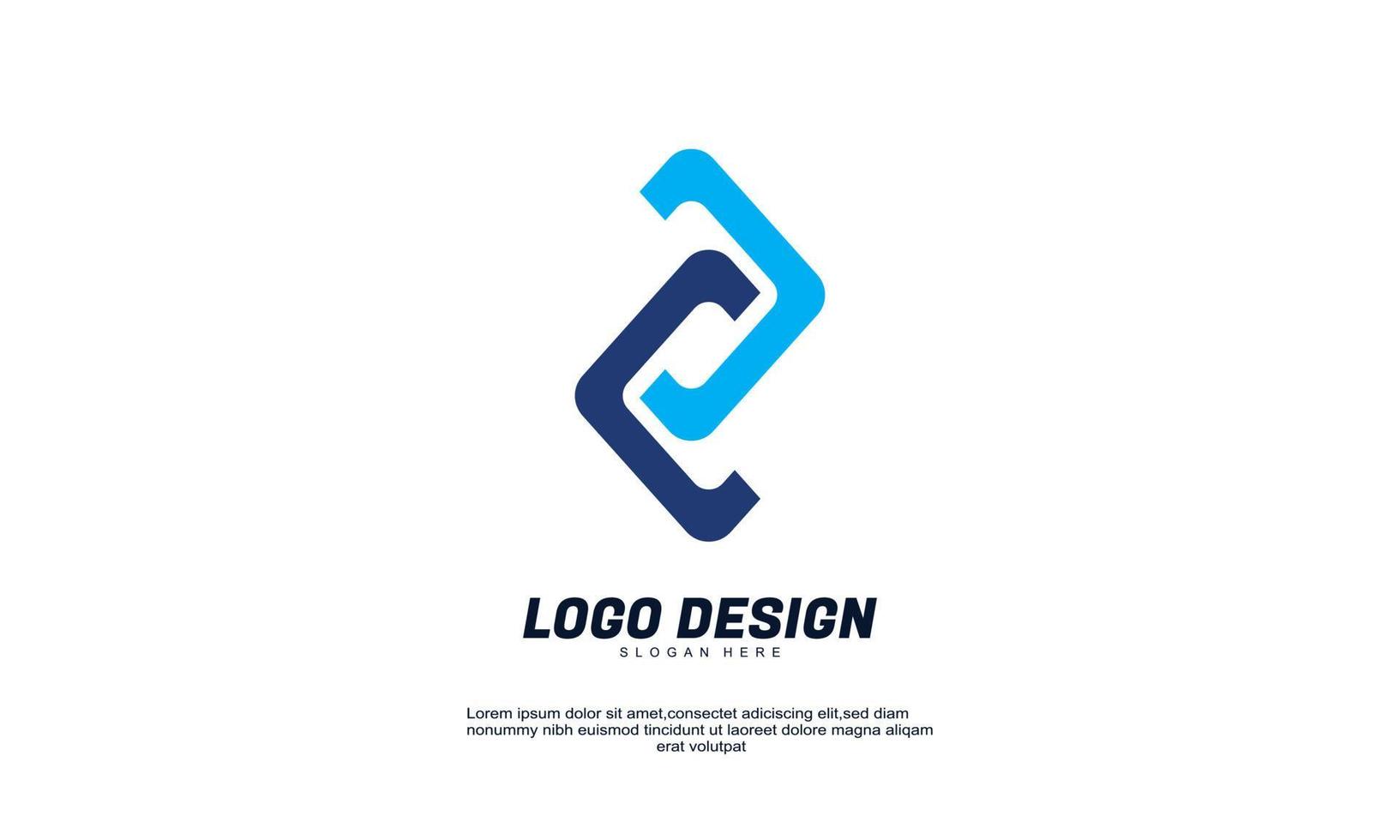 creative modern icon design logo design elements best for company business brand identity and logotypes vector