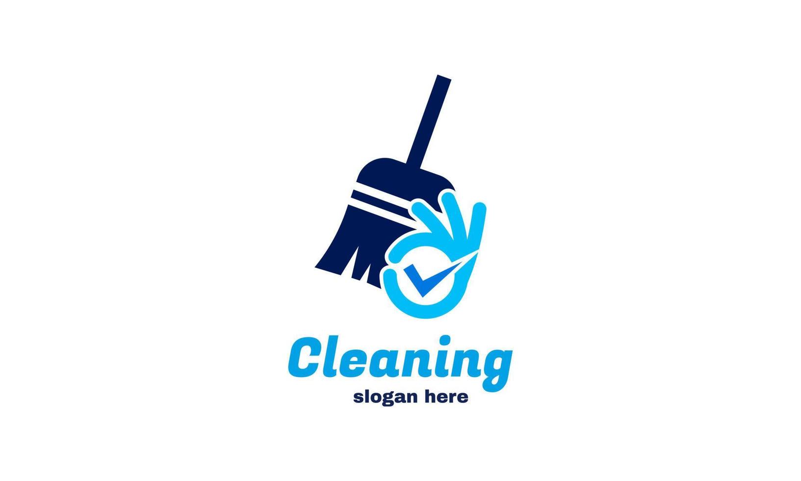 cleaning services logos design