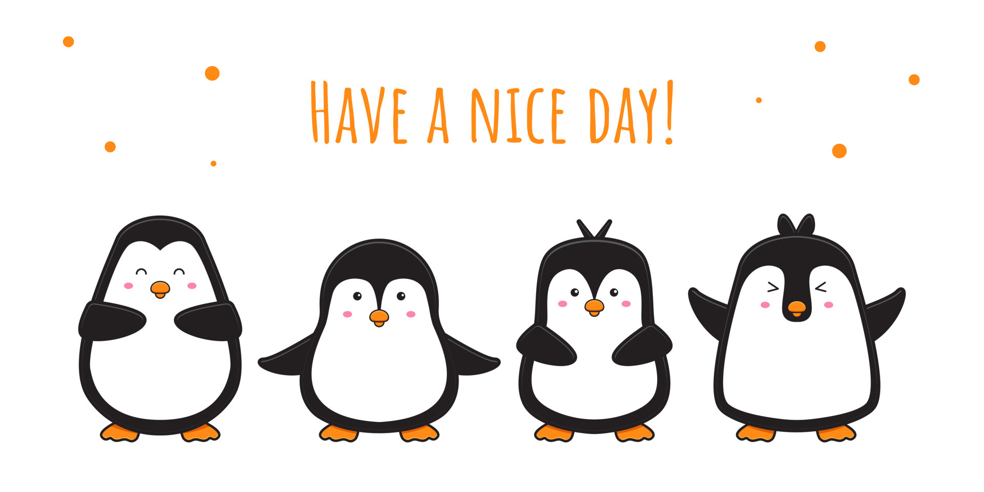 Cute Penguins Wallpaper