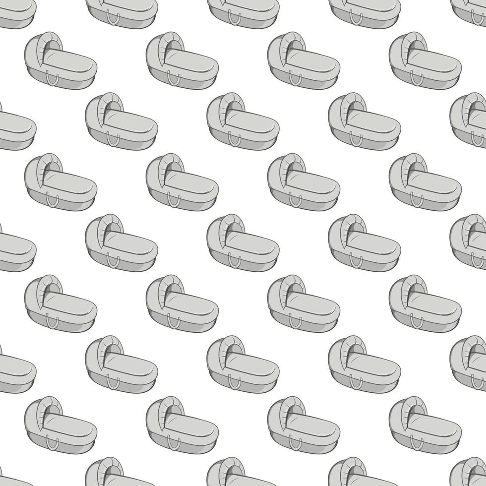 Cradle for baby seamless pattern vector