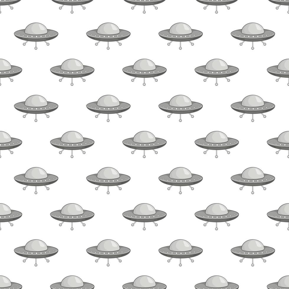 Flying saucer seamless pattern vector