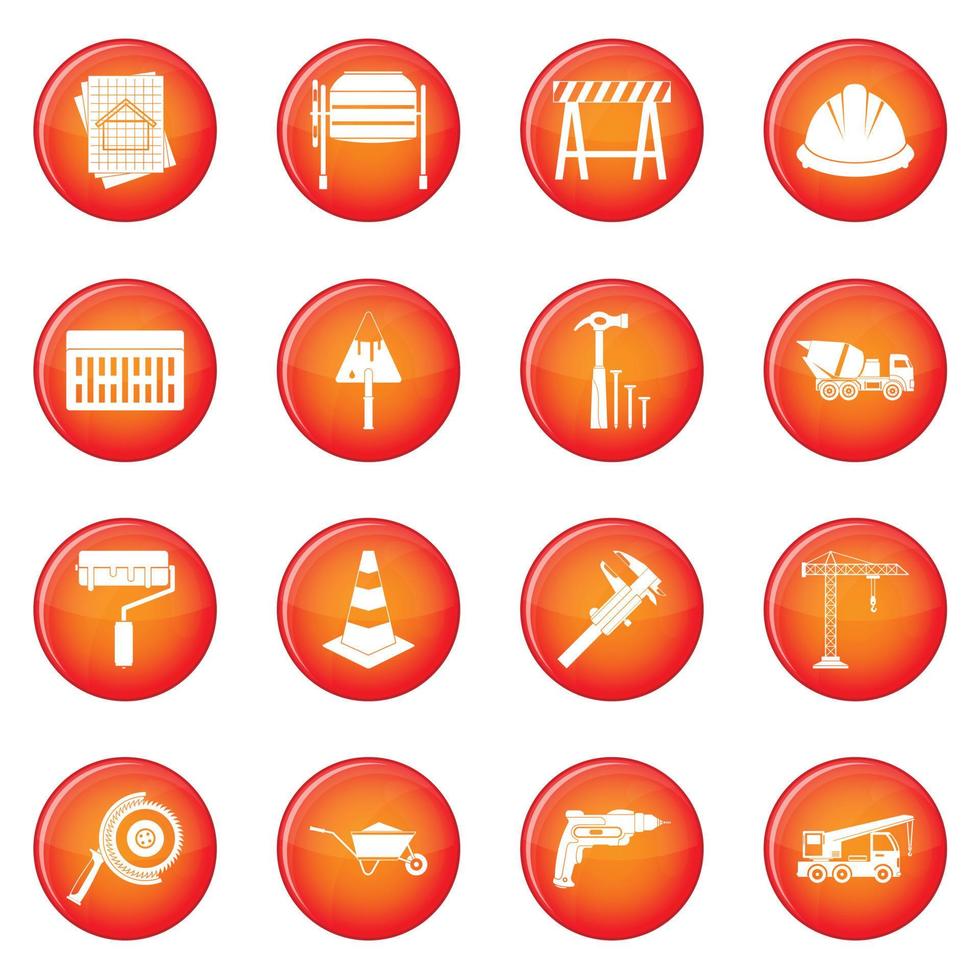 Architecture icons vector set