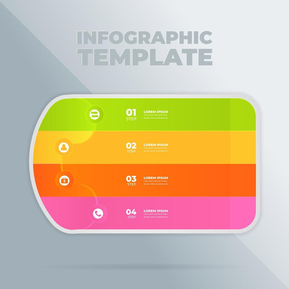 Vector infographic design template with options or steps