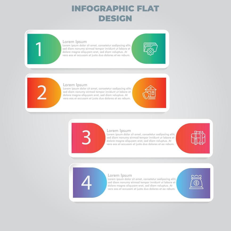 Business data visualization. Process chart. Abstract elements of graph, diagram with steps, options, parts or processes. Vector business template for presentation. Creative concept for infographic.