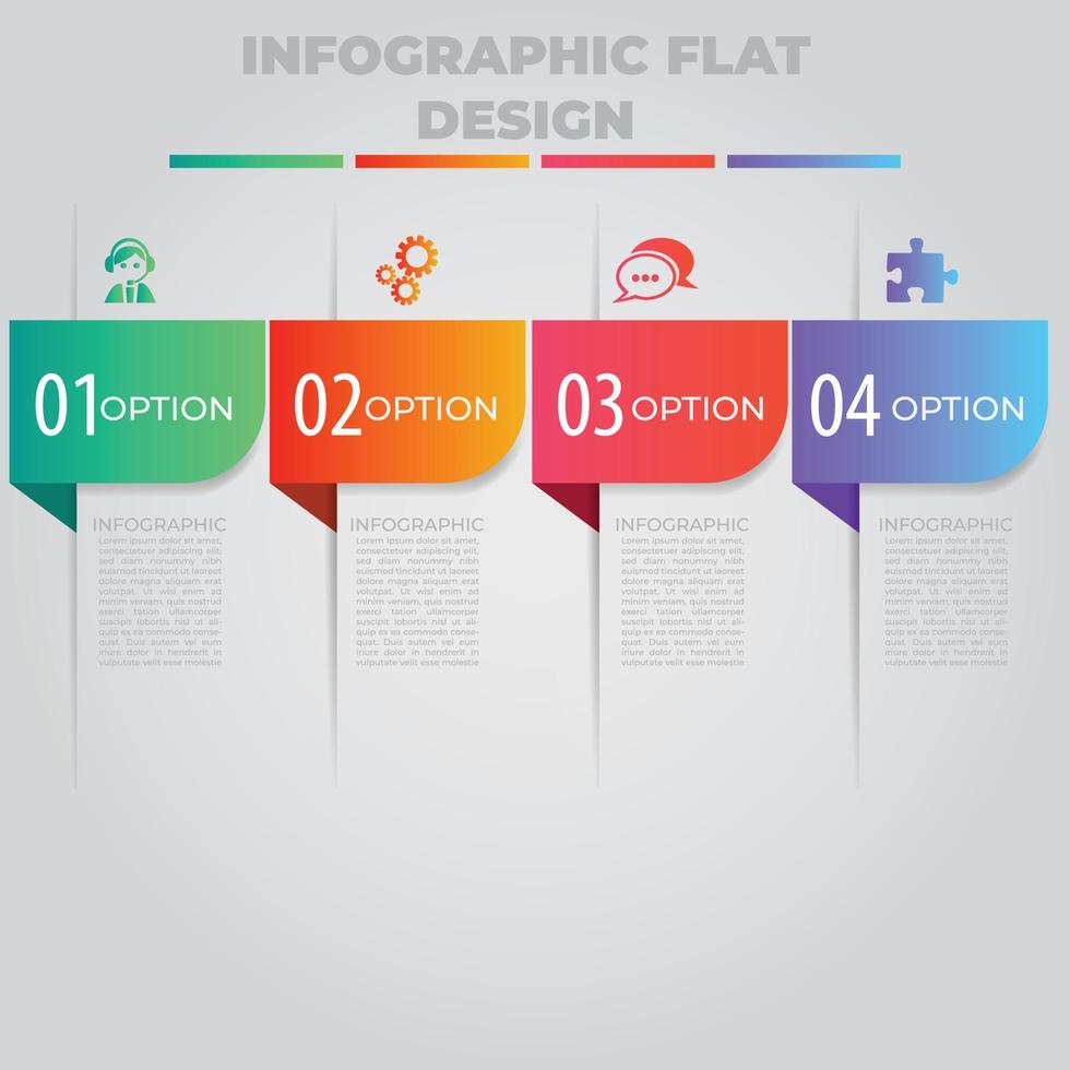 visualización de datos comerciales. diagrama del proceso. elementos abstractos de gráfico, diagrama con pasos, opciones, partes o procesos. plantilla de negocio vectorial para presentación. concepto creativo para infografía. vector