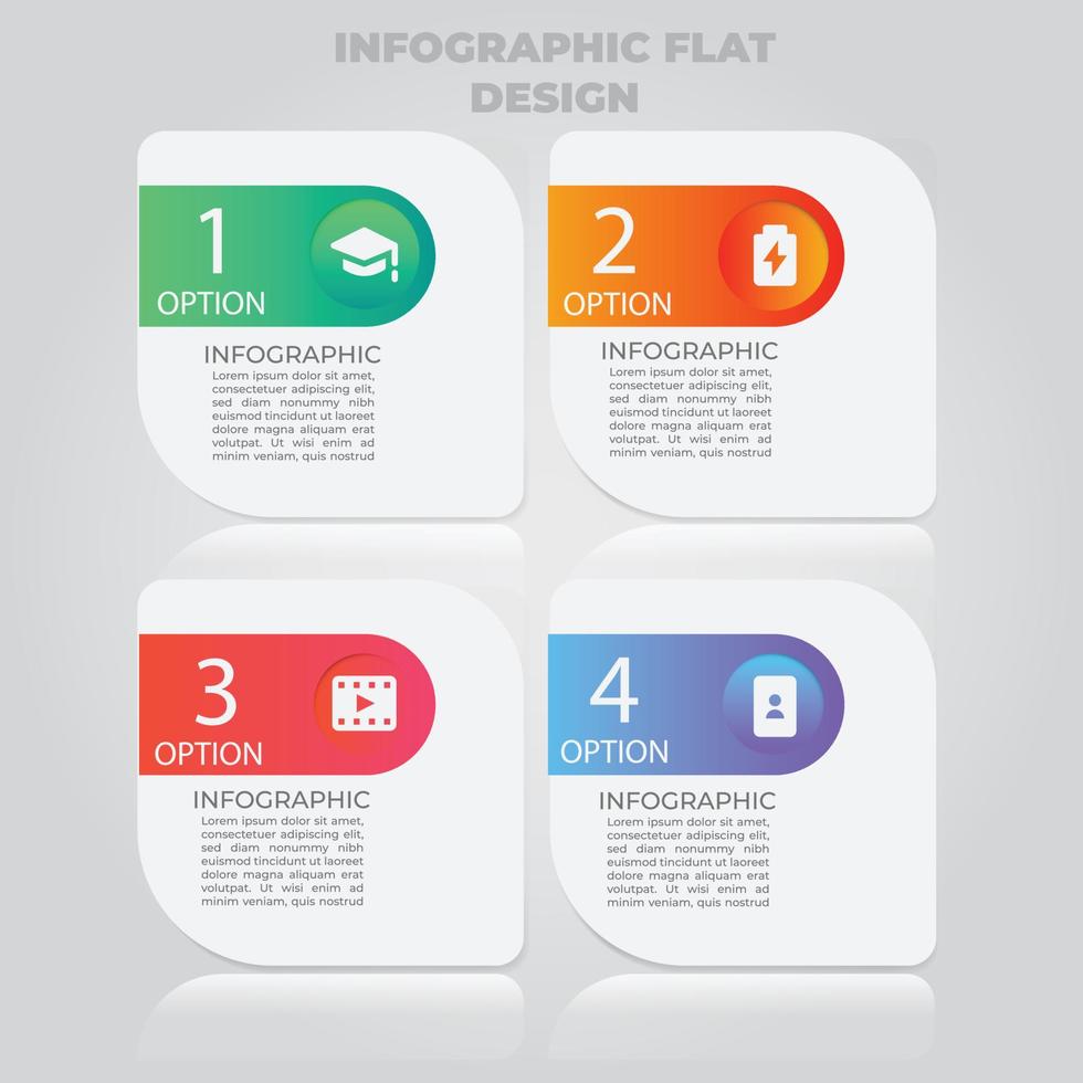 Business data visualization. Process chart. Abstract elements of graph, diagram with steps, options, parts or processes. Vector business template for presentation. Creative concept for infographic.