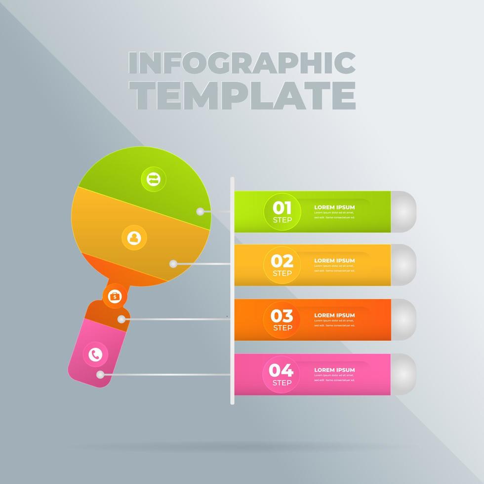 Vector infographic design template with options or steps