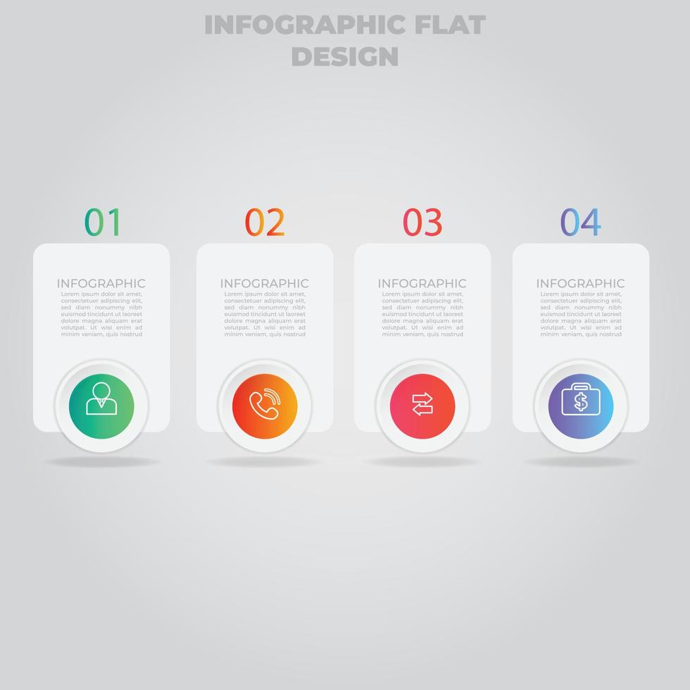 Business data visualization. Process chart. Abstract elements of graph, diagram with steps, options, parts or processes. Vector business template for presentation. Creative concept for infographic.