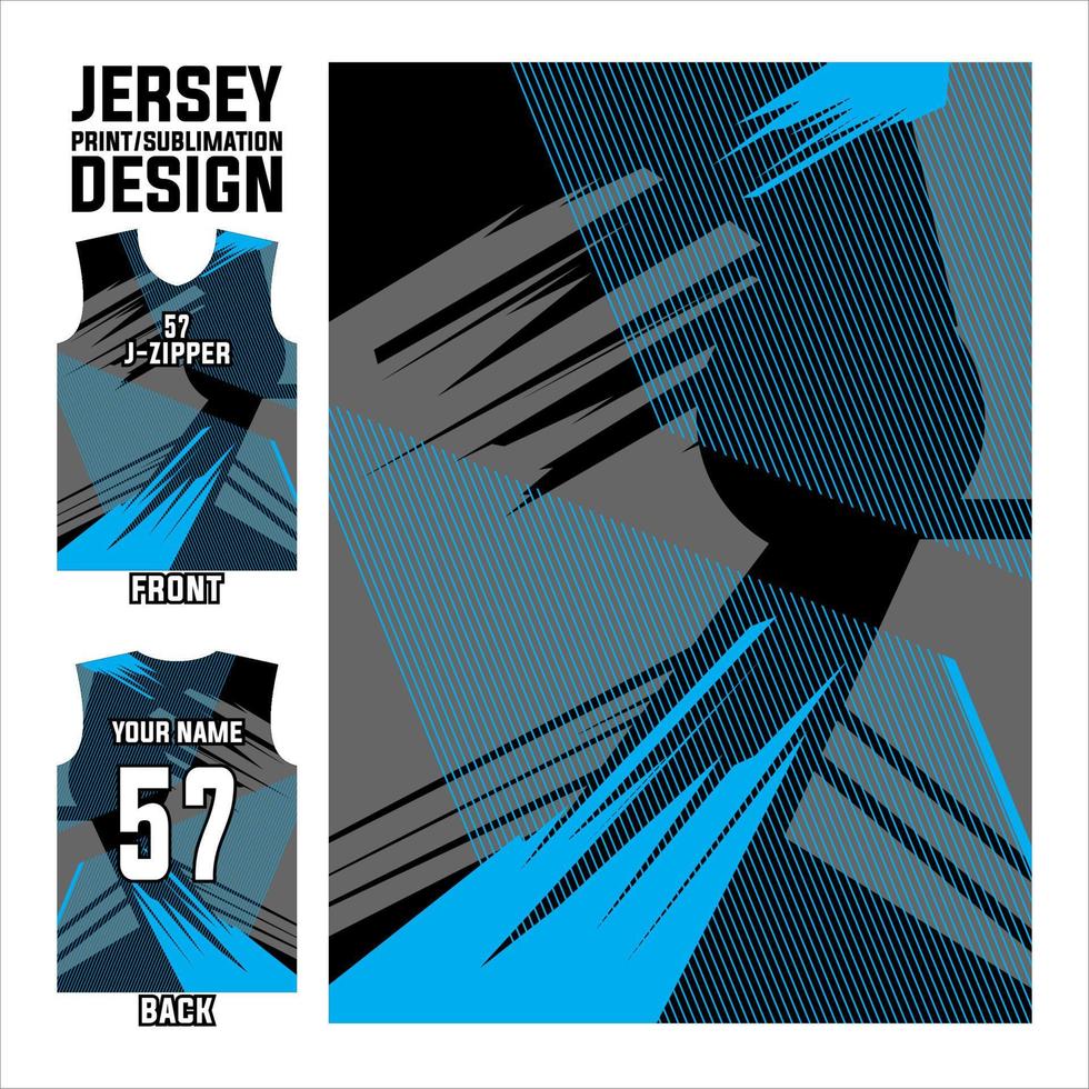 impresión de jersey de diseño de patrón abstracto, jersey de sublimación para deportes de equipo de fútbol, baloncesto, voleibol, béisbol, etc. vector