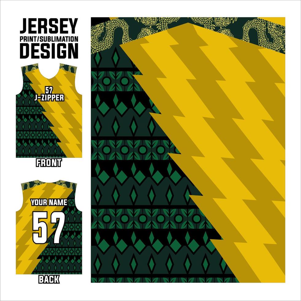 impresión de jersey de diseño de patrón abstracto, jersey de sublimación para deportes de equipo de fútbol, baloncesto, voleibol, béisbol, etc. vector