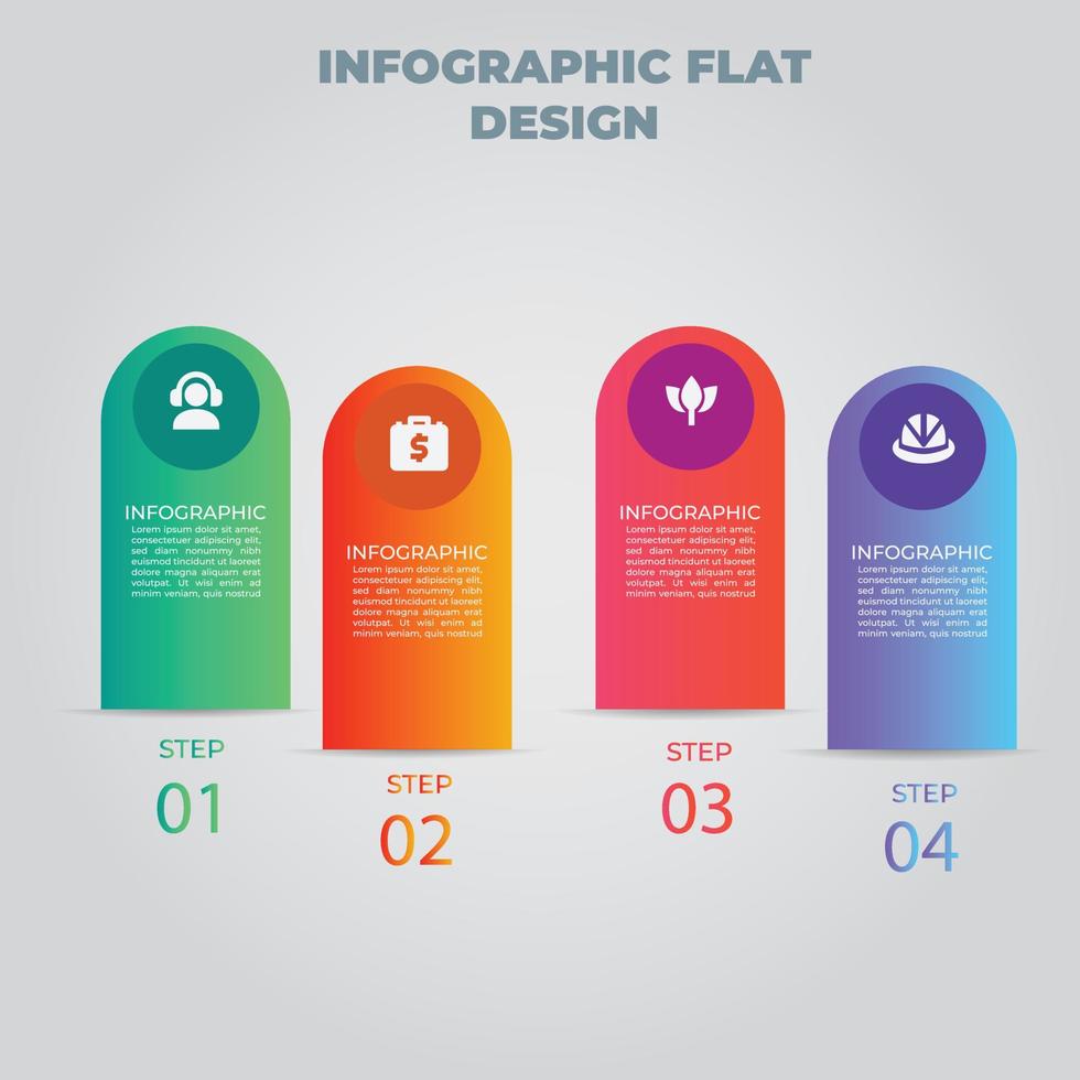 Business data visualization. Process chart. Abstract elements of graph, diagram with steps, options, parts or processes. Vector business template for presentation. Creative concept for infographic.